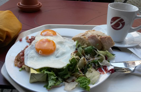 Radfahrerfrühstück