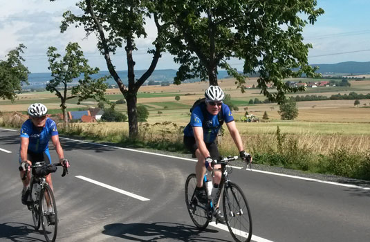 Radfahrerfrühstück